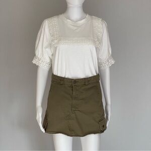 Zara Utility Mini Skirt size Small